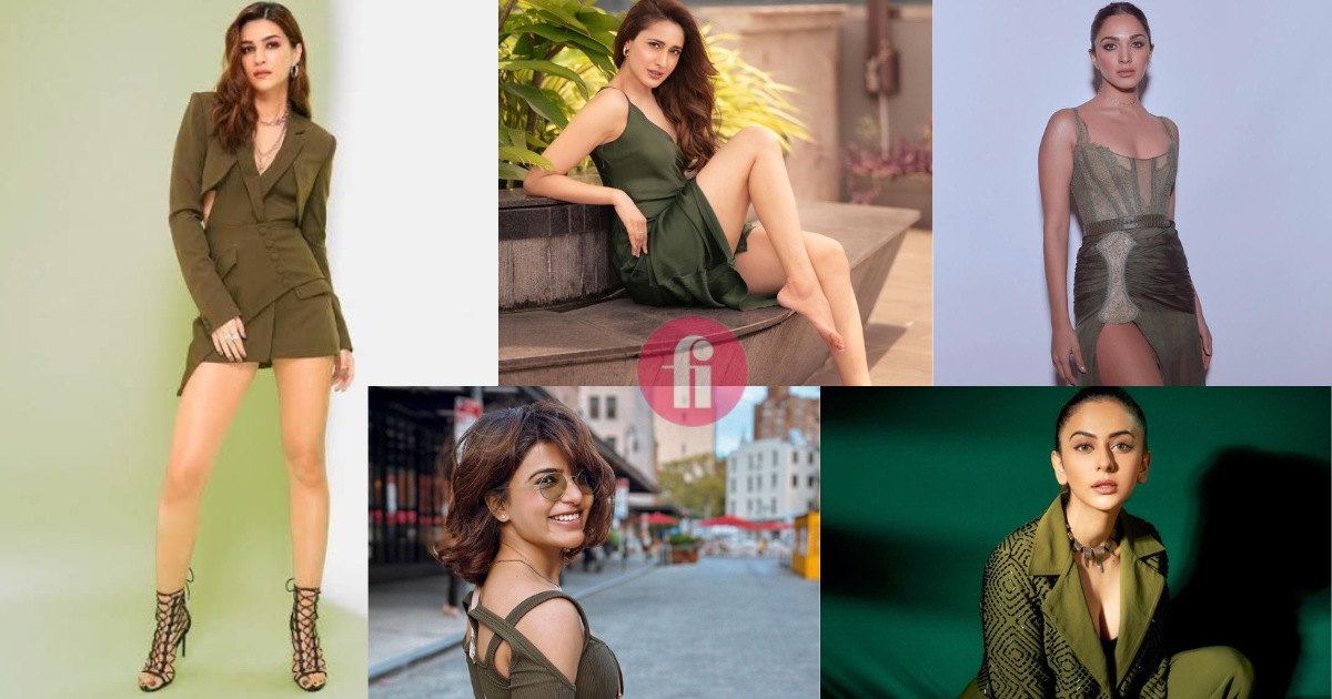 EXCLUSIVE! Bollywood divas radiating Olive green elegance-  A Stylish Showcase of our favourite looks